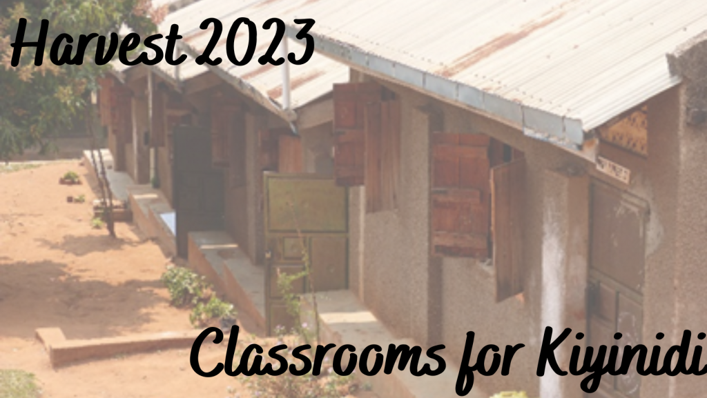 Image of the current classrooms in Kiyinidi, Uganda 